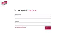 Tablet Screenshot of klubb-bevego.se